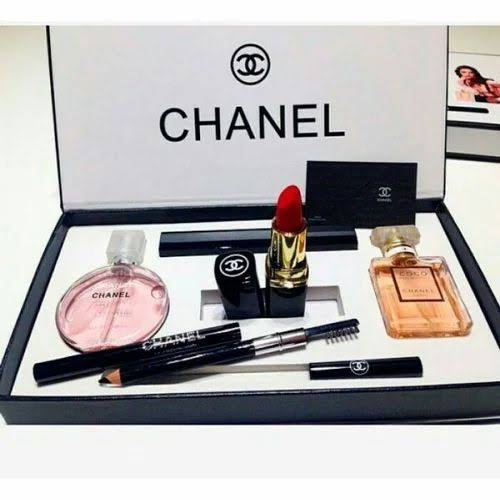 CHANNEL 5in1 Makeup & Perfume Set