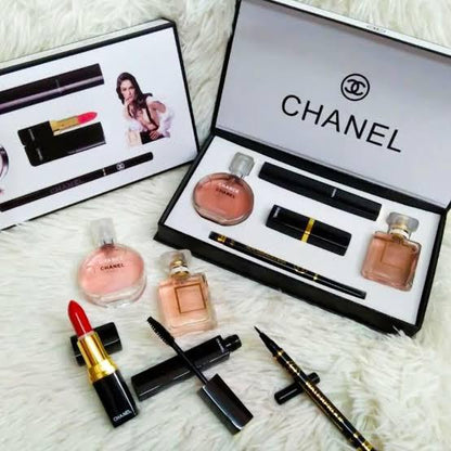 CHANNEL 5in1 Makeup & Perfume Set