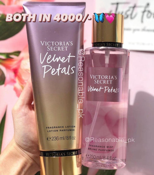 Victoria Velvet petals  Duo Lotion + Mist
